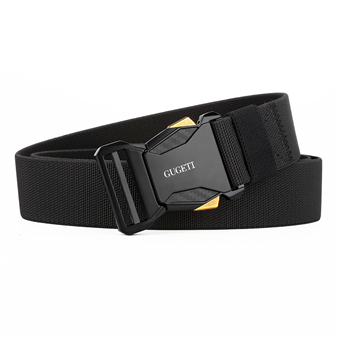 Men's Belt Quick Release buckle Tactical Elastic Belt canvas  fabric belt 3.8cm